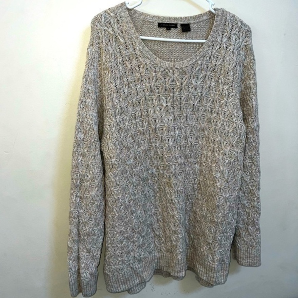 Cream Women’s XL Sweater by Jeanne Pierre